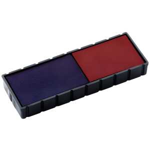 COLOP Ersatzkissen E/12/2 blau/rot