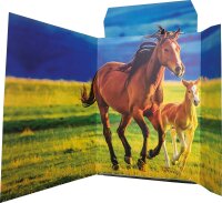 RNK Tierische Zeichenmappen A3, 310x440mm, Free Horses