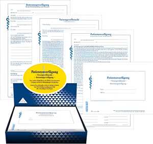 Vordruck Patientenverfügung 10+1ST RNK 2895AV