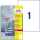 Antimikrobielle Etiketten 210 x 297 mm permanent, transparent 10 Stück