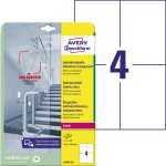 Folienetiketten 105x148 mm transparent L8013-10...