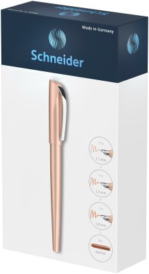 Schneider Geschenkset Callissima apricot 1 x Füller mit 1,1mm Feder,