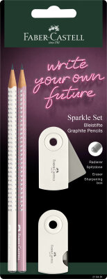 Faber Castell Schreibset Sparkle coconut milk BK