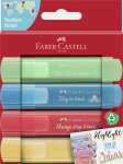 Faber Castell Textmarker TL 46 1-5 mm Pastell 4er Promo