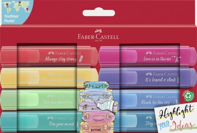 Faber Castell Textmarker TL 46 Pastell Promo 8er Kart