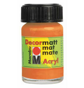 Decormatt Acryl orange MARABU 1401 39 013 15ml Glas