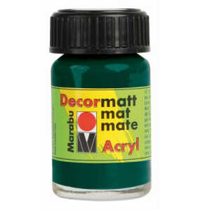 Decormatt Acryl tannengrün MARABU 1401 39 075 15ml Glas