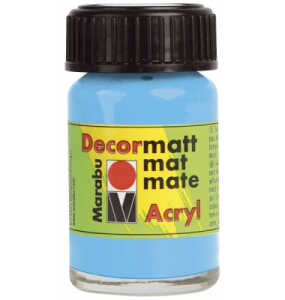 Decormatt Acryl hellblau MARABU 1401 39 090 15ml Glas