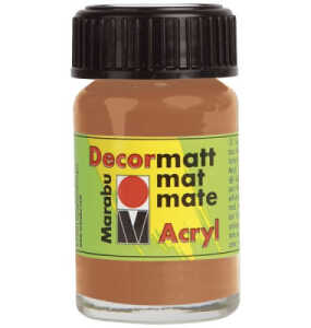 Decormatt Acryl metallickupfer MARABU 1401 39 787 15ml Glas
