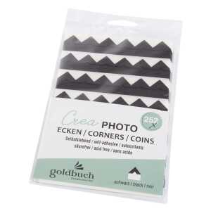 Goldbuch Fotoecken Crea schwarz