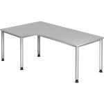 Winkeltisch 4-Fuß-Gestell rund -200 x 68-76 - 120...