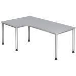 Winkeltisch 4-Fuß-Gestell rund -200 x 68-76 - 120...