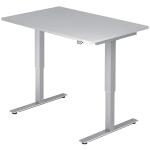 Sitz-Steh-Schreibtisch mit T-Fuß - 120 x 72-119 x...