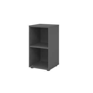 Regal schmal 2 OH Graphit HAMMERBACHER V924/RE/G 40x40x74,6