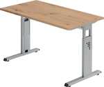 Wandschreibtisch 120x67,2cm Asteiche/sil HAMMERBACHER...