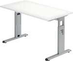 Wandschreibtisch 120x67,2cm Weiß/silber VOS612/W/S...