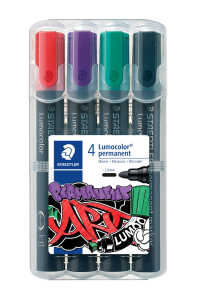 Staedtler Marker Lumocolor permanent 4St Box 4007817078303