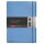 Herlitz Notizh.flex PP A4,2x40 Bl.kar.lin. blau gelocht,Mikroperf. my.book