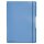 Herlitz Notizh.flex PP A4,2x40 Bl.kar.lin. blau gelocht,Mikroperf. my.book