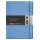Notizheft flex PP, PP, blau, liniert und kariert, A4, 80 Blatt