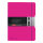 Herlitz Notizh.flex PP A4,2x40 Bl.kar.lin. pink,gelocht,Mikroperf. my.book