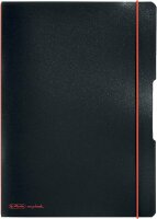 Herlitz Notizh.flex PP A4,2x40 Bl.kar.lin....