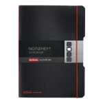 Notizheft flex PP, PP, schwarz, liniert und kariert, A4,...