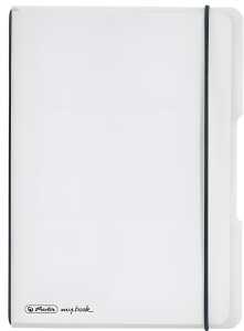 Herlitz Notizheft flex PP A5,40 Blatt,kar. transparent, my.book