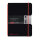 Herlitz Notizheft flex PP A6,40 Blatt,kar. schwarz, my.book