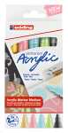 Edding Acrylmarker 5100 2-3 mm 5er-Set pastell