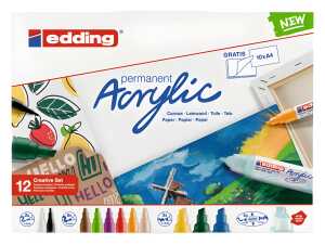 Edding Acrylmarker Starterset 12er-Set