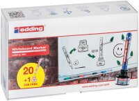 Edding Whiteboardmarker 360 20er-Nachfüllbox blau