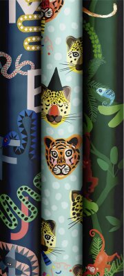 STEWO Geschenkpapier 70x200cm Jungle Boys