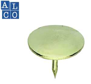 Reißnägel GARANT, vermessingt, Ø 9,5 mm, Dose à 750 Stück