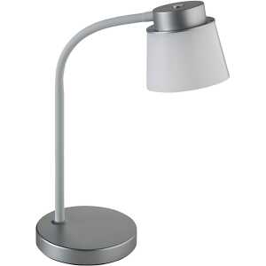 LED-Schreibtischleuchte, silber, 4-fach dimmbar, 230 V / 6 W, neutralweiß (5.000 K)