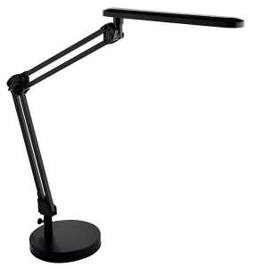 LED-Schreibtischleuchte mit Fuß, schwarz, 230 V / 7 W neutralweiß (5.000 K)