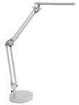LED-Schreibtischleuchte mit Fuß, silber, 230 V / 7...