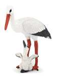 Papo SAS Papo Figur 7,3cm Storch mit Storchjunges, ab 3...