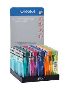 Polyflame Elektronisches Feuerzeug transparent 50er, im Display