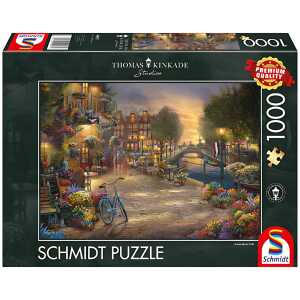SCHMIDT SPIELE Puzzle 1000 Teile Amsterdam, Th. Kinkade