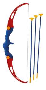 PAUL GUENTHER Pfeil & Bogen ca. 64,5cm m. 3 Pfeilen