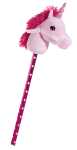 Heunec STECKENEINHORN pink Größe 74 cm