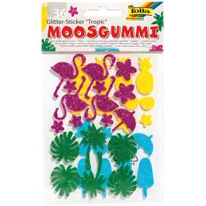Moosgummi Glittersticker 4001868099843