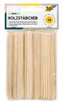 Holzstäbchen 114x10x2mm 50er natur, abgerundete in 6...