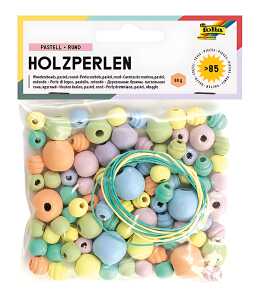 MAX BRINGMANN Holzperlen rund Folia