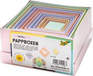MAX BRINGMANN Pappboxen eckig 12er