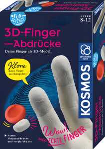 Experimentierset Fun Science KOSMOS 654221 3D-Fingerabdrücke