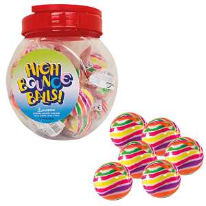 High Bouncing Balls Flummi 45mm neon, starke Sprungkraft, ab 6 Jahren