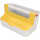 Leitz Aufbewahrungsbox Cosy 21,4 x 19,6 x 36,7 cm A4 ABS gelb/hellgrau
