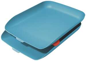 Briefkorb A4 2er Set Cosy hellblau 2 Briefablagen